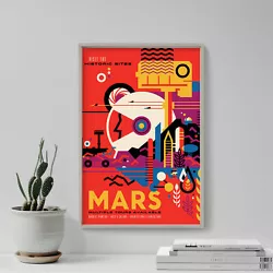 Buy Mars, Multiple Tours Available - Space Tourism Poster, Art Print, Painting, Gift • 9.50£