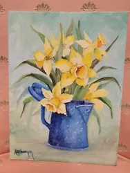 Buy Original Daffodils Painting Myrtle Waldspurger Realism Art Flowers  • 16.54£