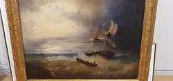 Buy Antique Oil Painting Maritime 19c (Aivazovsky Style) • 18,500£