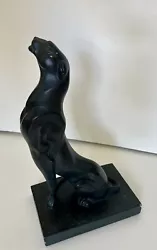 Buy Vintage Austin Sculpture Black Panther Jaguar Puma 1996 Artist Alexander Daniel • 32.25£