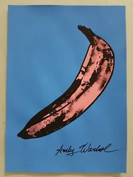Buy Andy Warhol Hand Signed. 'banana'. Watercolor On Paper. Pop Art • 24.86£