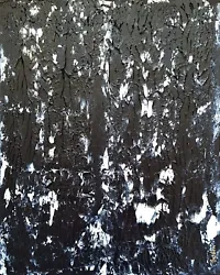 Buy HAND PAINTED ABSTRACT ACRYLIC ORIGINAL Black & White Direct From The Artist NEW • 39£