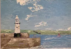 Buy Contemporary British Impressionist Oil Painting St Ives,Signed Certified Framed. • 0.99£