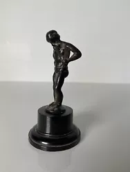 Buy Antique French  Bronze Statue Male Nude. Gay Interest Sculpture 10cm • 49£