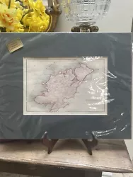 Buy Donegal Map Print Certified Over 100yrs Old. Mounted 8.5”x 5” Approx. In Cello • 19.74£