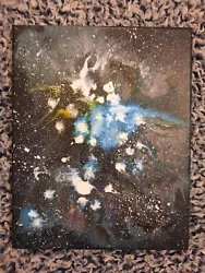 Buy Acrylic Abstract Space Painting  Star Splas  Paul Eres. Nebula 8x10 Canvas • 33.07£