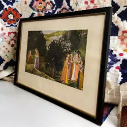 Buy Antique Indian Mughal Miniature Painting • 65£
