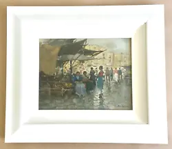 Buy PASQUALE D'ANGELO (1896-1955) Oil Painting Italian Market Scene (Italian Artist) • 495£