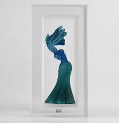 Buy   Kosta Boda Kjell Engman Glass Sculpture Snapshots 'Wind In The Hair' 90427 • 260£