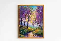 Buy Forest Tress Paintings, Unique Design, Transform Your Space With Digital Art • 1.67£