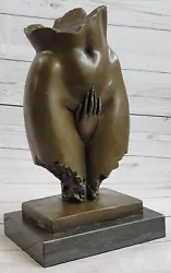 Buy Sculpture Contemporary Hide Me Statue Erotic Torso Real 100% Genuine Bronze • 275.49£