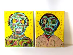 Buy Pablo Picasso Vincent Van Gogh Portrait Paintings Zombie Abstract Impressionism • 283.50£