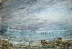 Buy William Freeman (1853-1934) Watercolour Seascape. Manner Of William Turner. • 132£