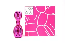 Buy 2 Limited Balloon Dog Metal Pink By Editions Studio - Jeff Koons (after) • 617.78£