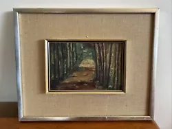 Buy Michel Rostand Original Oil On Canvas Signed - “1951 Forest”- 20th Century • 421.37£