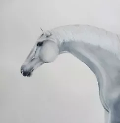 Buy Horse Portrait Muzzle Watercolor Art Original Painting • 14.06£