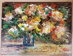 Buy Gennadiy Ivanov Original Oil On Canvas Painting  The Evening Bouquet   • 68£