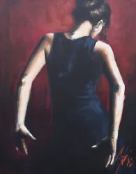 Buy Fabian Perez -el Baile Del Flamenco En Rojo Ii- Original Oil Painting, Signed • 8,500£