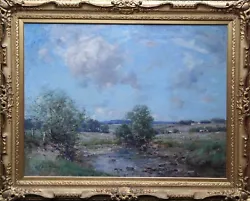 Buy Josepg Morris Henderson Scottish Edwardian River Landscape Oil Painting Stirling • 7,500£