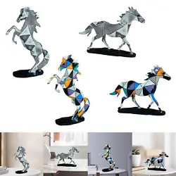 Buy Resin Figurines Sculptures Horse Statues For Farmhouse • 32.28£