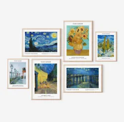 Buy Van Gogh Gallery Wall Fine Art Oil Painting Living Room Prints Posters Pictures • 3.75£