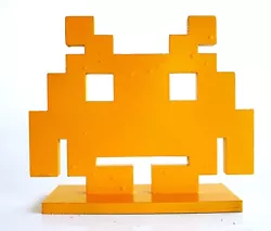 Buy Sculpture Space INVaDER Yellow Pop Street Art Graffiti French Painting By Spyddy • 134.90£