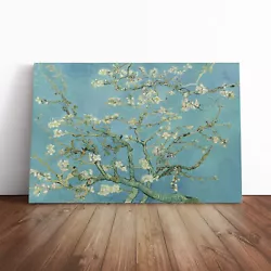 Buy Vincent Van Gogh Blossoming Almond Branches (2) Canvas Wall Art Print Framed • 34.95£