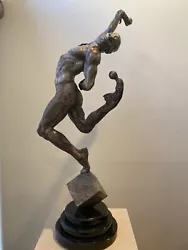 Buy Richard MacDonald Leap Of Faith 1/3 Life Platinum AP Bronze Sculpture • 53,746.51£