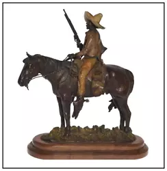 Buy Joe Beeler El Jefe Full Round Bronze Original Signed Sculpture Western Artwork • 7,100.29£