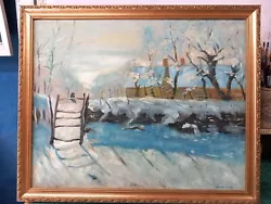 Buy Framed Claude Monet The Magpie Repro, Hand Painted Oil Painting, 20inx16in • 99.99£