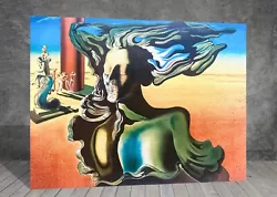 Buy Salvador Dali The Dream CANVAS PAINTING ART PRINT POSTER 1562 • 30.03£