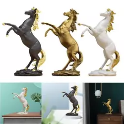 Buy Modern Horse Statue Home Decor Animal Ornament Sculpture • 26.66£