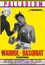 Buy Retro Boxing POSTER Warhol Basquiat Paintings Art Exhibition Ad PRINT A3 A4  • 5.99£