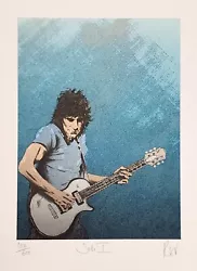 Buy RONNIE WOOD Serigraph On Paper, Solo I, 1992, Hand  Signed • 626.06£