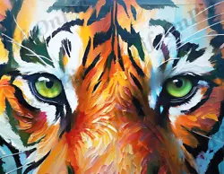 Buy Tiger Jungle Cat PNG, Digital Image Picture Photo Pic Wallpaper Background • 1.32£