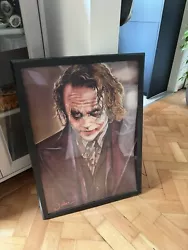 Buy Collection Only Heath Ledger Joker Poster 57cm Width X 74cm Height Print • 0.99£