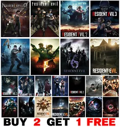 Buy Resident Evil Video Game Poster Art Print Wall Home Room Decor CAPCOM PS XBOX PC • 5.85£