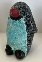 Buy Vintage Folk Art Penguin Sculpture Made In India • 16.54£