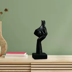 Buy European Thinker Statue Half Face Sculpture Abstract Art Figurine For Desk • 14.92£