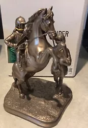 Buy Grays Of Shenstone Bronzed Horse And Rider Figurine “ Under Control “ 8” TALL ! • 39.99£
