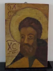 Buy Antique Solid Wood 18th Century  The Prophet Isaiah  ? Religious Icon • 60£