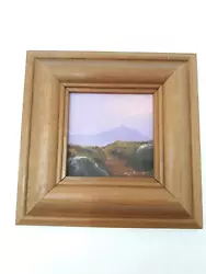 Buy Framed Alan Kingwell Oil Painting Small Collectable Art Wooden Frame 6.4  X 6.4  • 9.99£