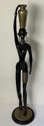 Buy Karl Hagenauer Style Antique Bronze Art Deco African Blackamoor Nubian Sculpture • 1,705.02£