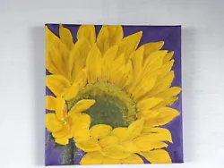 Buy Original Acrylic Painting  SUNFLOWER  On Canvas • 15£
