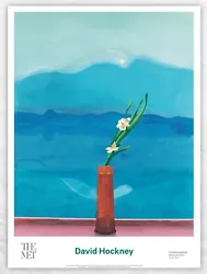 Buy DAVID HOCKNEY 'Mount Fuji And Flowers', 1972 Landscape Painting Poster 34x25 NEW • 142.48£