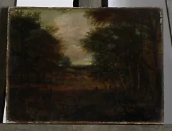 Buy Landscape, Antique 19th Century Or Older, Oil On Canvas Painting, Unknown Artist • 299.45£