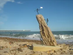 Buy Driftwood Climbers -from Felixstowe Beach -coastal Art Sculpture • 24£