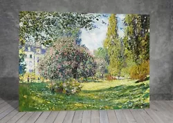 Buy Claude Monet The Parc Monceau CANVAS PAINTING ART PRINT WALL 1657 • 13.50£