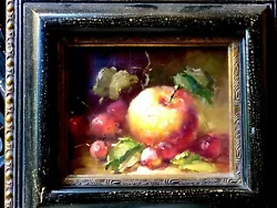 Buy Original Oil  Painting  8 X 10  Still Life Fruit • 81.86£