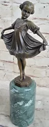 Buy Nouveau Large Ballerina Dancer Home Gif Sculpture Statue Bronze Deco Gift  • 86.74£